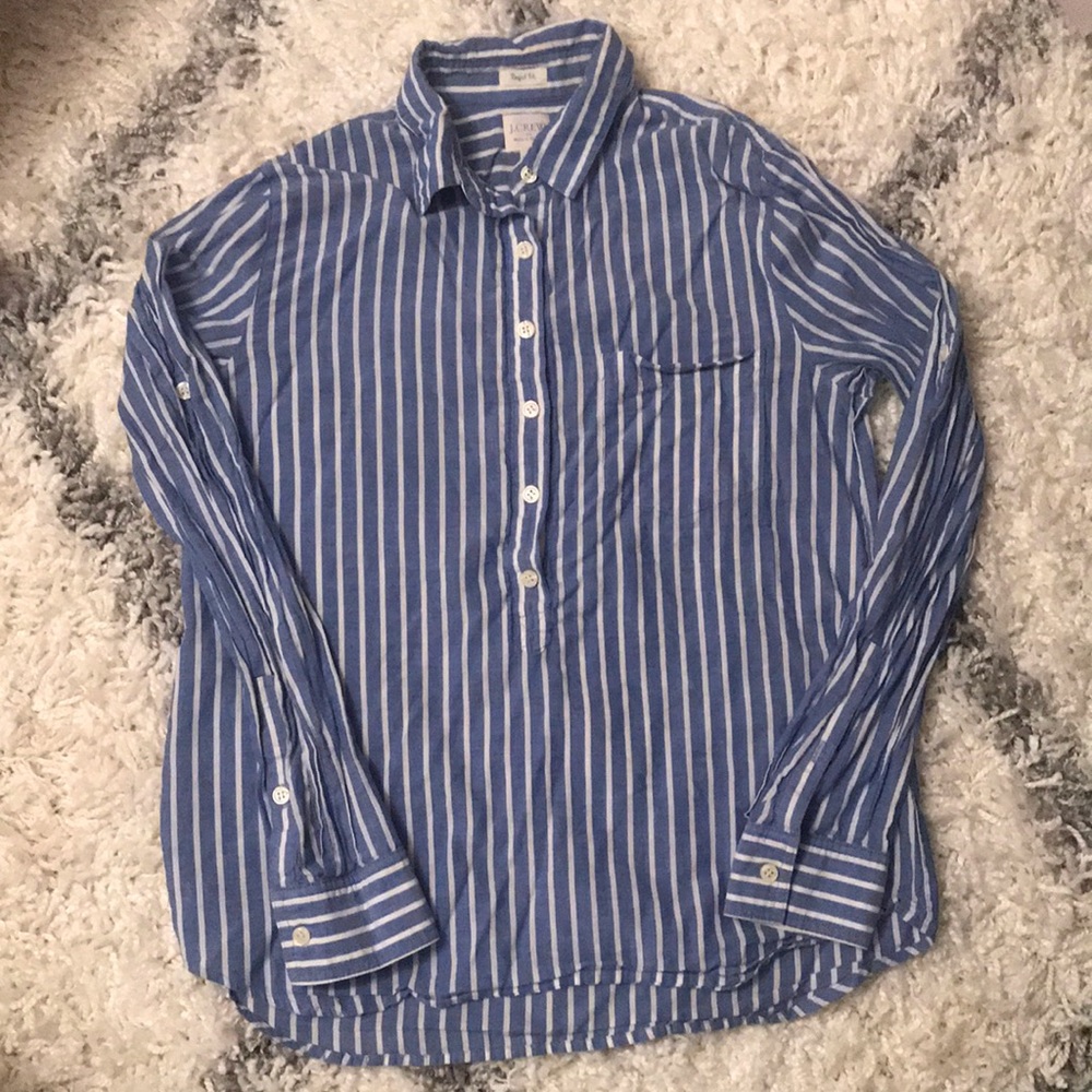 J. Crew blue shirt